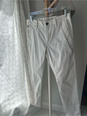 G-STAR RAW Men's Bronson Slim Chino Pants in White Waist 30 Length 34